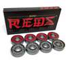 Bones Bearings - 8mm Bones REDS Precision Skate Rated Skateboard Bearings (8) Pack