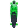 Dusters California Skateboards Channel Snakeskin Neon Green Longboard Complete Skateboard - 9.375" x 38"