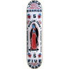 5Boro NYC Skateboards Cinco Barrrios White Skateboard Deck - 8.5" x 32"