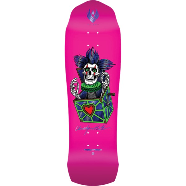 Powell Peralta Chris Hiett Skull FLIGHT Skateboard Deck - 9.5" x 31.13"