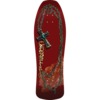 Powell Peralta Ray Underhill Cross 02 Burgundy / Gold Old School Skateboard Deck - 9.9" x 31.5"