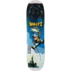 Waltz The Freestyle Company Jotaro Oba Pro Blue Skateboard Deck with Skid Plates - 7.4" x 28.7"
