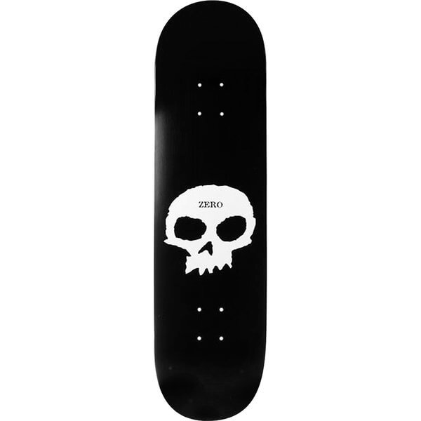 Zero Skateboards Single Skull Skateboard Deck - 8" x 32"