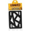 Krooked Skateboards Black Riser Pads - Set of Two (2) - 1/4"