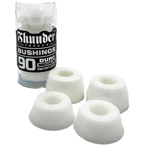 Thunder Trucks Premium White Skateboard Bushings - 2 Pair - 90a