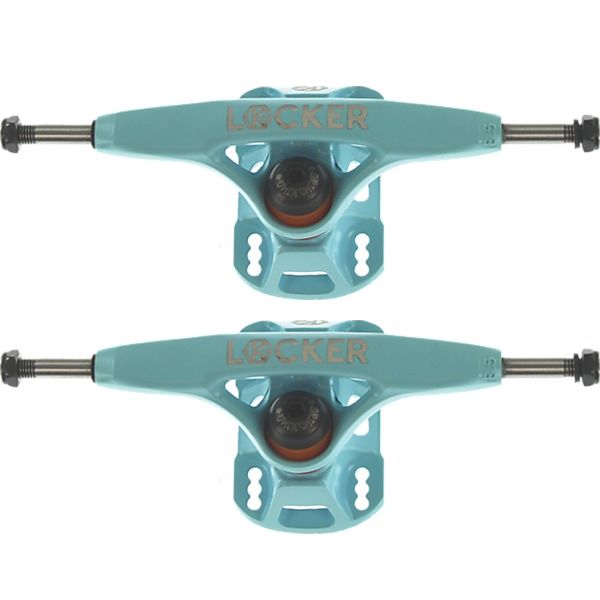 Grind King Truck Co. Locker Light Blue Skateboard Trucks - 5.8" Hanger 8.5" Axle (Set of 2)