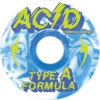 Acid Chemical Wheels Type A Sidecut Power Blue / White Skateboard Wheels - 53mm 99a (Set of 4)
