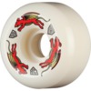 Powell Peralta Dragon Formula Nano Rat Red / White Skateboard Wheels 36mm CP - 56mm 93a (Set of 4)