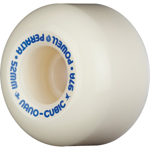 Powell Peralta Andy Anderson Dragon Formula Nano Cubic Blue / White Skateboard Wheels 36mm CP - 52mm 97a (Set of 4)