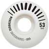 Warehouse Street Vents White Skateboard Wheels - Clearance Pricing - 53mm 99a (Set of 4)