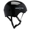 ProTec Skateboard Pads Classic Gloss Black Skate Helmet - (Certified) - Small / 21.3" - 22"
