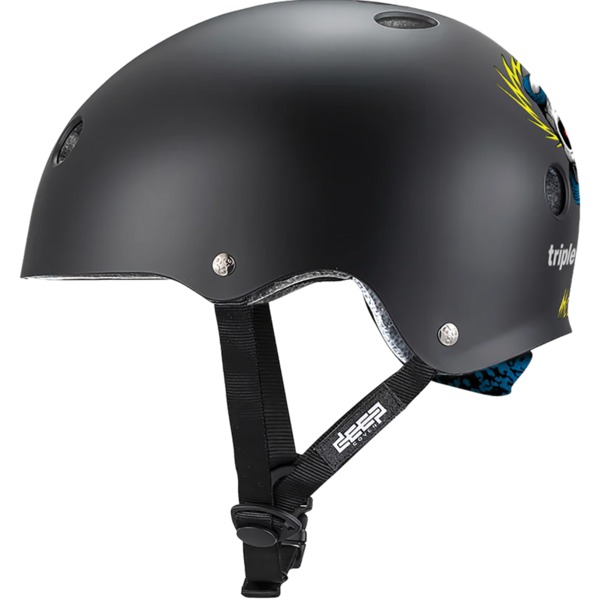 Triple 8 Skateboard Pads Mike McGill Deep Cover Skate Helmet CPSC Certified - XS/S 20" - 21.25"