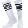 Triple 8 Skateboard Pads Barbie Patin White Stripe Shinguard Sock - X-Small / Small