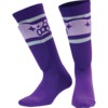 Triple 8 Skateboard Pads Barbie Patin Purple Stripe Shinguard Sock - Small / Medium