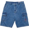 Spitfire Wheels Classic 87 Denim Cargo Light Stone Wash Men's Shorts - Large