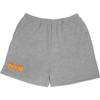 Thrasher Magazine Flame P.E Heather Grey Girls Shorts - X-Small