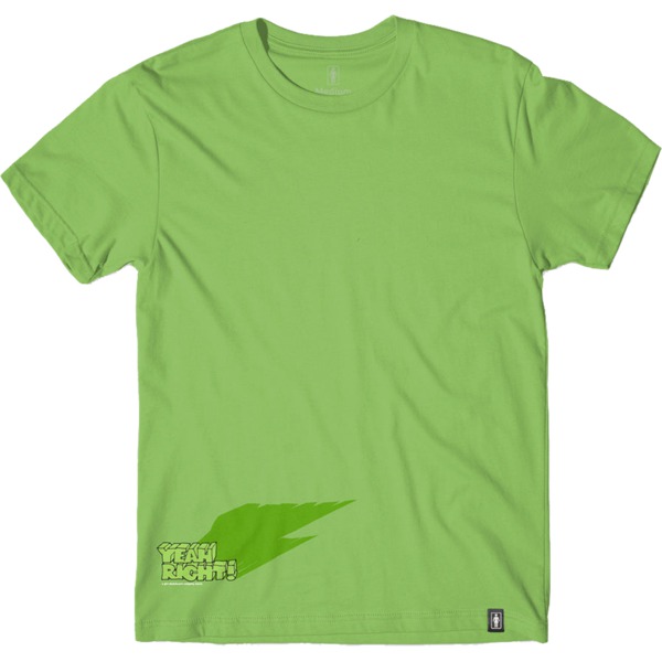 Girl Skateboards Yeah Right Shadow Lime Green Men's Short Sleeve T-Shirt - Medium