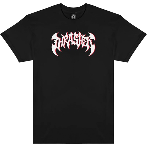 Thrasher Magazine Heavy Metal Black Men's Short Sleeve T-Shirt - Large