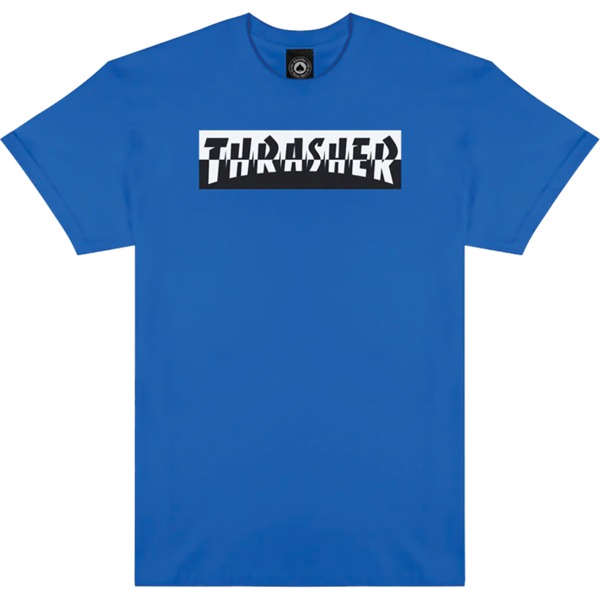 Thrasher Magazine Mixtape Royal Men's Short Sleeve T-Shirt - Large