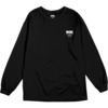 DGK Skateboards All Star Mini Logo Black Men's Long Sleeve T-Shirt - Large