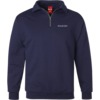 Baker Skateboards Half Smart Navy Quarter Zip Sweatshirt - X-Large
