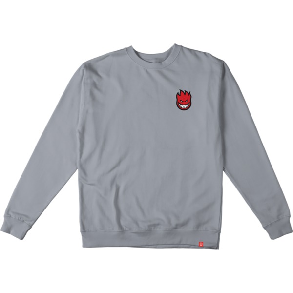 Spitfire Wheels Lil Bighead Fill Cement / Red / Black / White Men's Crew Neck Sweatshirt - X-Large