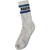 Baker Skateboards Bakersfield Heather Grey Crew Socks - One size fits most