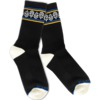 Habitat Skateboards Geo-Pod Black Crew Socks - One size fits most