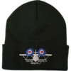 Santa Monica Airlines Skateboards Bi-Plane Olive Beanie Hat - One size fits most