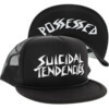 Suicidal Skates ST OG / Possessed Flip Black Mesh Trucker Hat - Adjustable