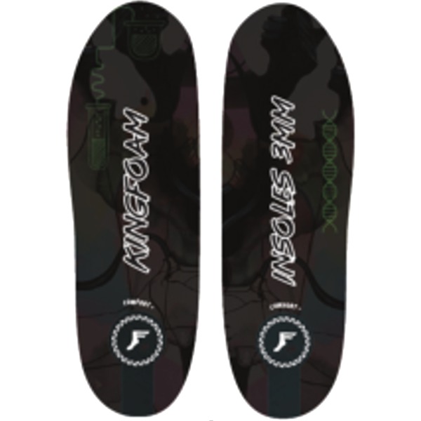 Footprint Insoles Kingfoam Flat Low Black Camo / White Shoe Insoles - M/5-10.5