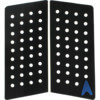Astrodeck 410 Black Grip-Lock Front Foot Traction Pad - 2 Pieces